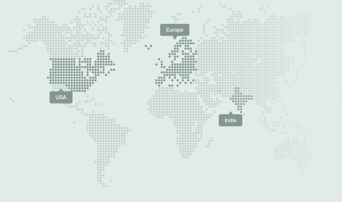 Global presence map